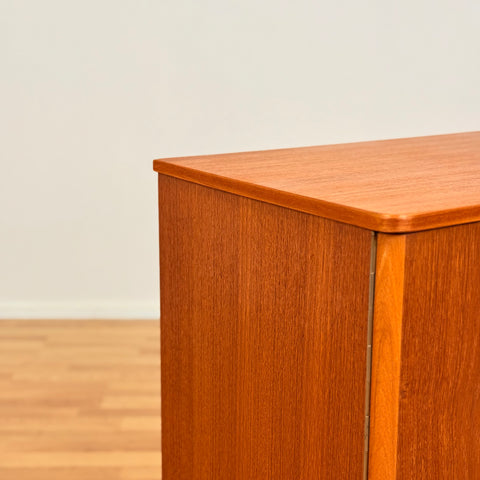 Swedish storage cabinet in teak and beech