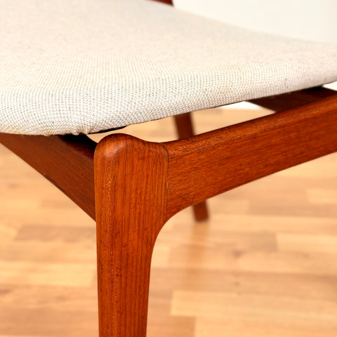 Set of 4 dining chairs in teak by P. E. Jorgensen, 1950s-60s, Denmark