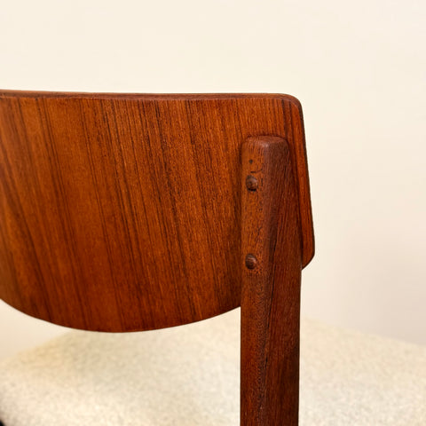 Set of 4 dining chairs in teak by Sorø Stolefabrik, 1950s-60s, Denmark