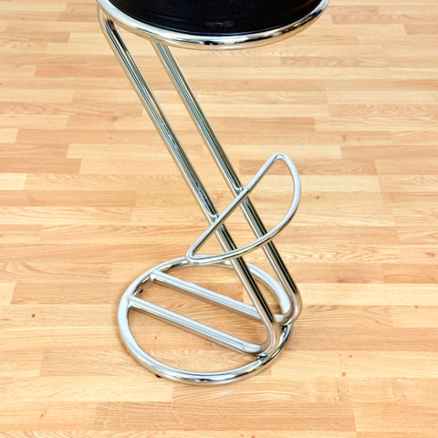 Italian pair of barstools by C. Nilsson for Effezeta, model "Zeta"