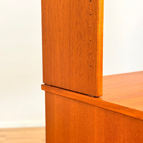Swedish bookshelf in teak by Ulferts Tibro