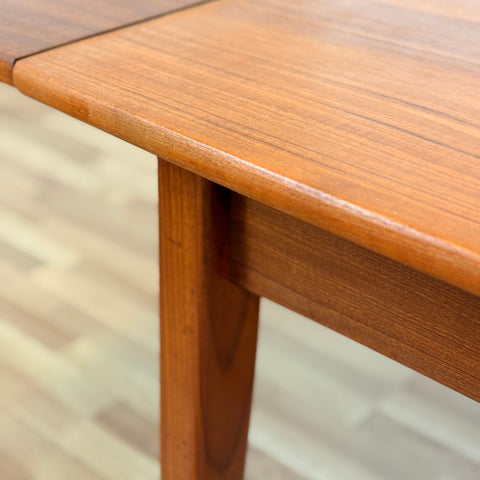 Danish rectangular dining table in teak wood