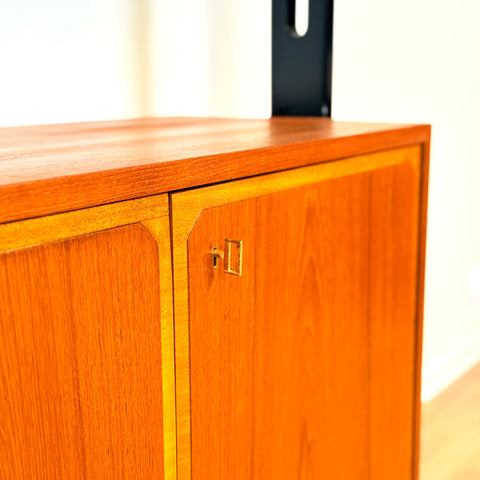 Swedish bookshelf in teak by IKEA, model 'Roxen'