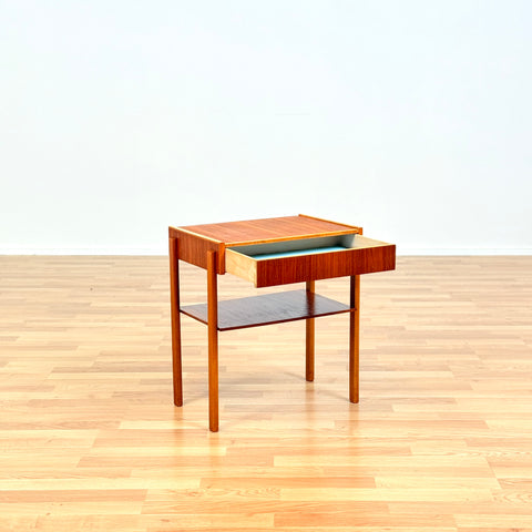 Swedish bedside tables in teak