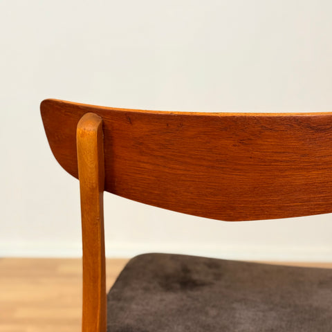 Danish dining chairs in teak & beech by Findahl Mobelfabrik