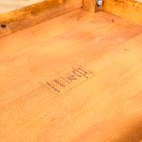 Swedish coffee table in teak, "Frisco" by Folke Ohlsson for Tingströms