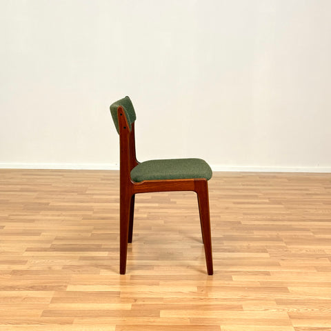 Set of 4 dining chairs in teak, by Erik Buch for Nova Stolefabrik, 1950s-60s, Denmark