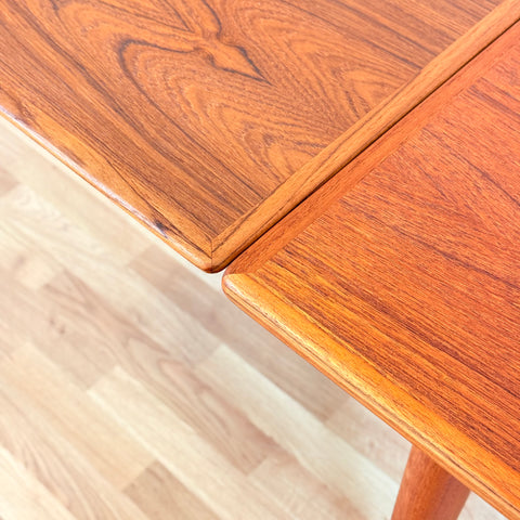 Danish rectangular dining table in teak by Omann Jun møbelfabrik a/s