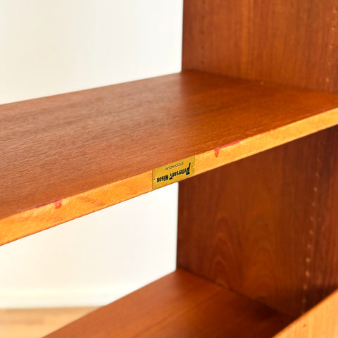 Swedish bookshelf in teak by Petterson & Nilson