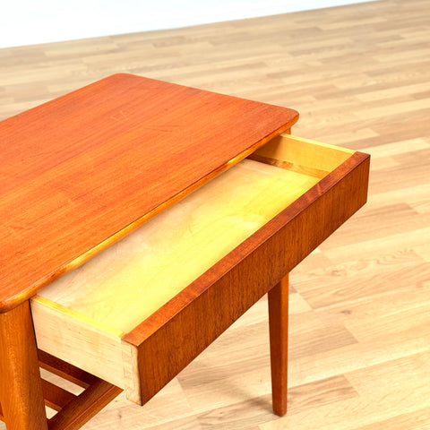 Swedish teak side table by AB Lundberg & Söner