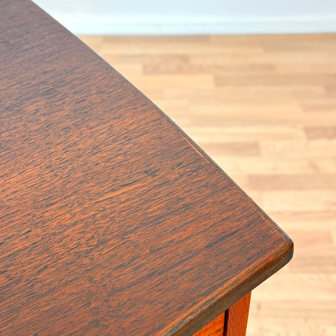 Danish writing desk in teak, 1950s-60s