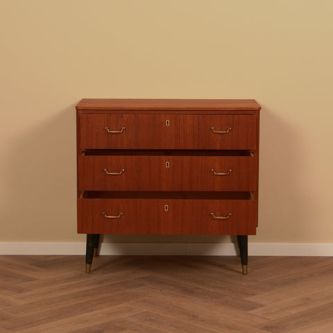 Swedish chest of drawers in teak