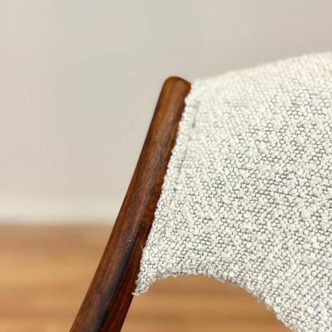 Danish set of 6 dining chairs in walnut