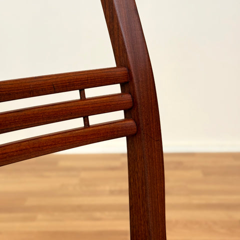 Swedish dining chairs in walnut by Svante Skogh