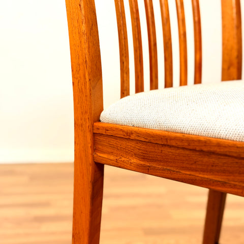 Swedish dining chairs in walnut by Svante Skogh