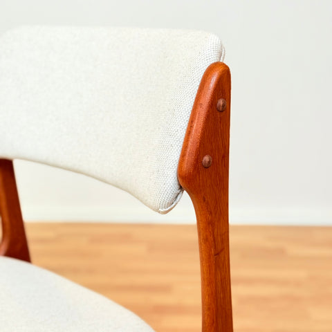 Danish set of 4 dining chairs by Erik Buch for O.D. Møbler