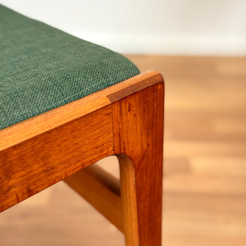 Danish set of 6 dining chairs in teak by Erik Buch