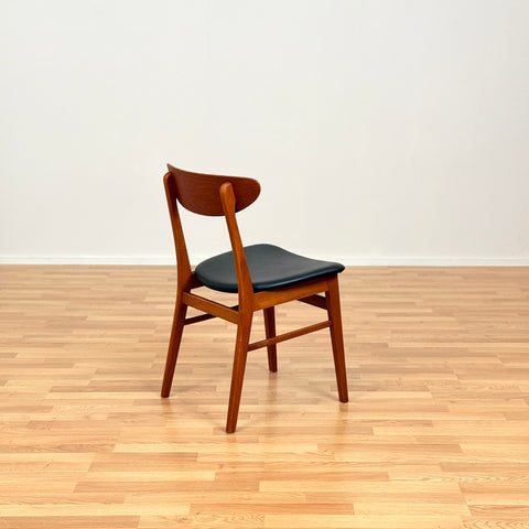Danish dining chairs in teak & beech model 210 by Farstrup