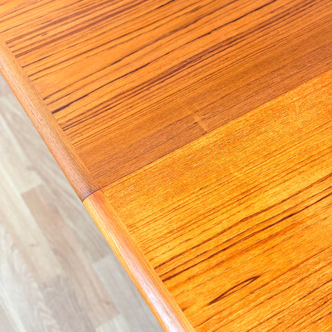Danish oval dining table in teak by Skovmand & Andersen