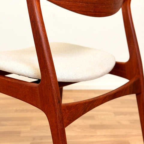 Set of 4 dining chairs in teak by P. E. Jorgensen, 1950s-60s, Denmark