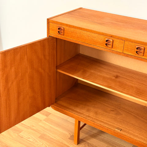 Swedish highboard in teak