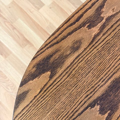 Danish oval dining table in oak by Farstrup