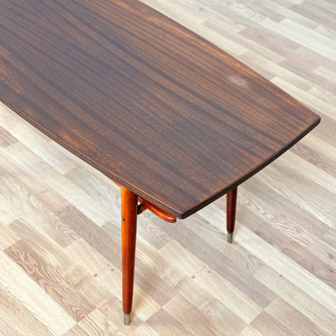 Coffee table in teak, 1950s-60s, Sweden