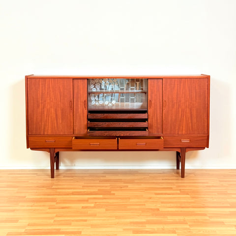 Danish highboard in teak