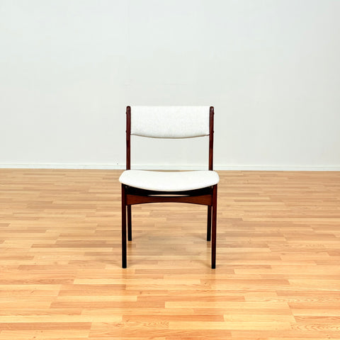 Danish set of 6 dining chairs in walnut by Eric Buch