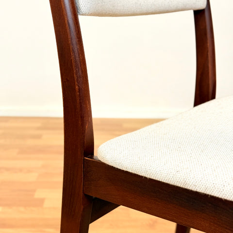Danish dining chairs in beech & oak by Findahl