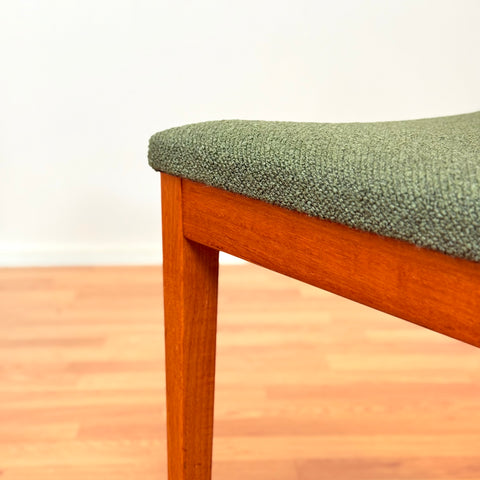 Swedish dining chairs in teak by AB Linde Nilsson, Lammhult