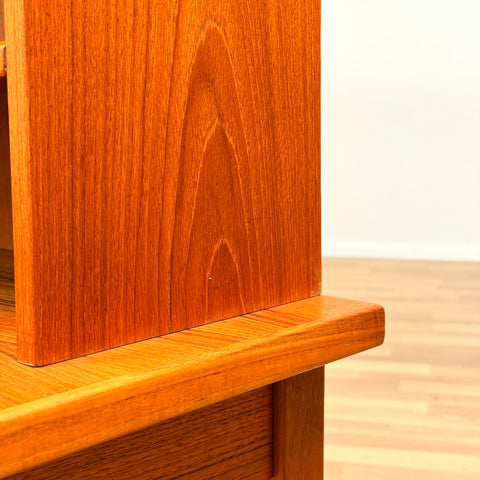 Swedish bookshelf in teak, 1950s-60s