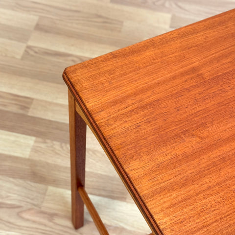 Swedish side table in teak “October” by Carl Malmsten