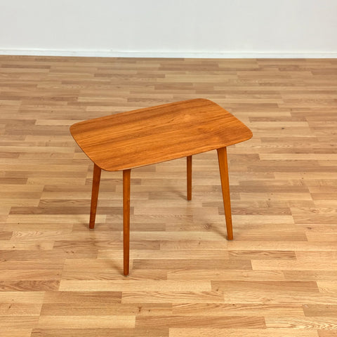 Swedish coffee table in teak & beech by Tingström Valdemarsvik