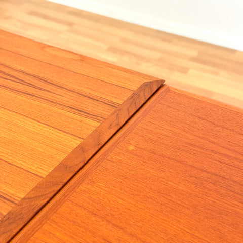 Danish rectangular dining table in teak