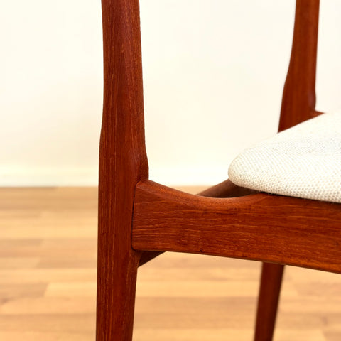 Danish set of 6 dining chairs by B. Rasmussen for Thorso Mobelfabrik
