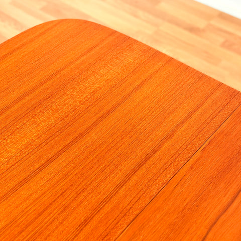Swedish square dining table in teak
