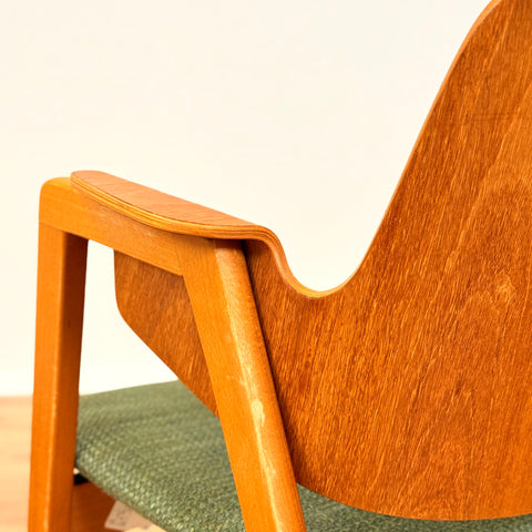 Swedish armchair in teak by Elias Barup for Gärsnäs