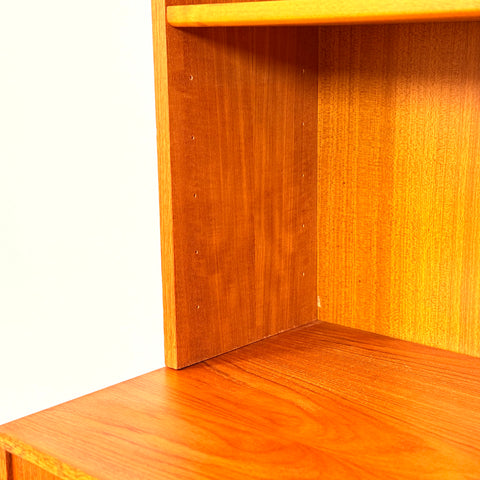 Swedish bookshelf in teak & beech