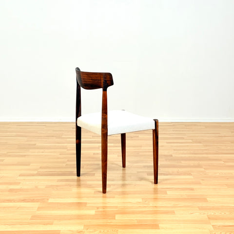 Danish dining chairs in Santos rosewood by Knud Færch
