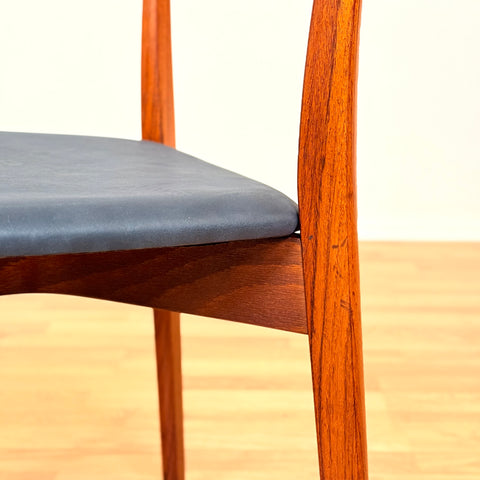 Danish set of dining chairs in Santos rosewood by Harry Østergaard for Randers Møbelfabrik