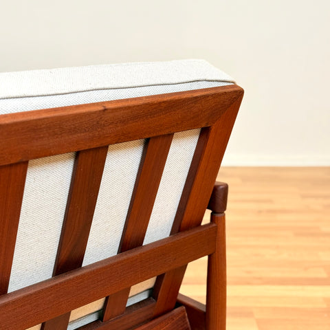 Swedish armchairs in walnut by Erik Wørts for IKEA