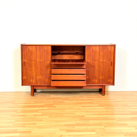 Danish highboard in teak