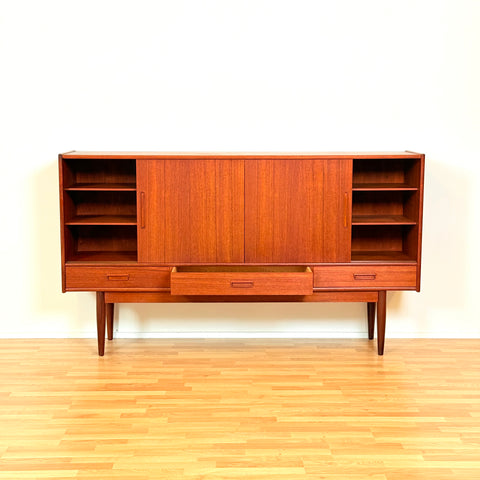 Danish highboard in teak