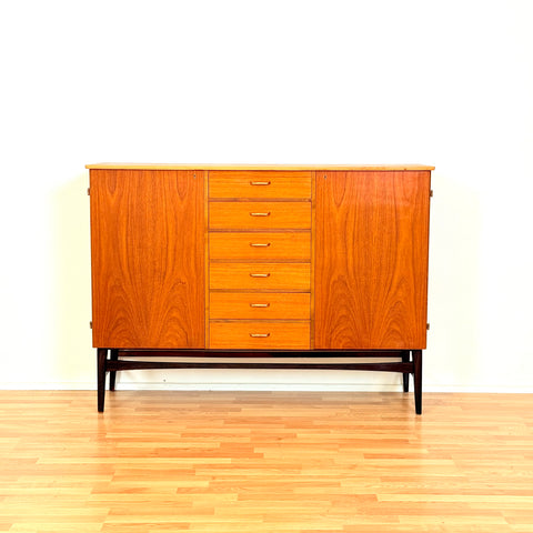 Swedish highboard in teak