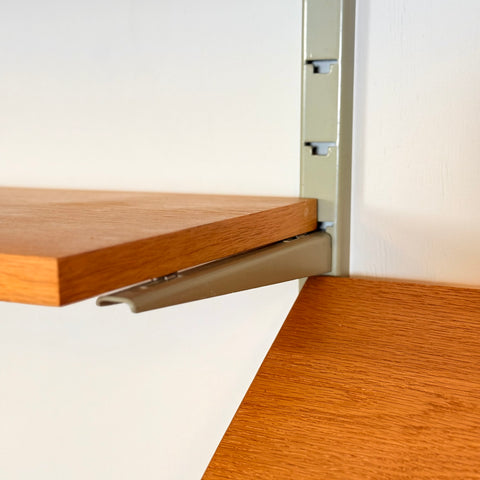 Swedish "Pira" shelving system in oak