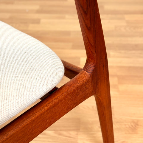 Set of 4 dining chairs in teak by P. E. Jorgensen, 1950s-60s, Denmark