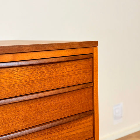 Swedish writing desk in teak, 1960s-70s