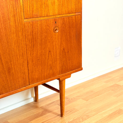 Swedish highboard in teak