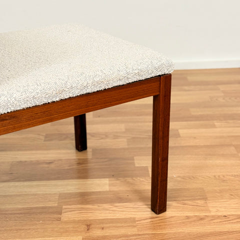 Hall bench in teak, 1950s-60s, Denmark